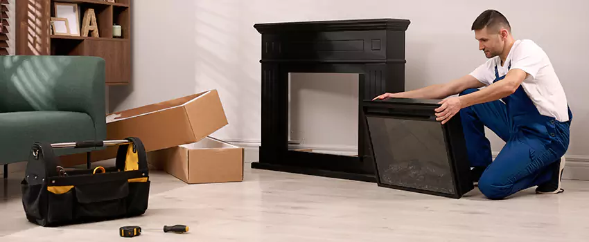 Old Rusted Metal Fireplace Repair And Replacement in Cohoes, NY